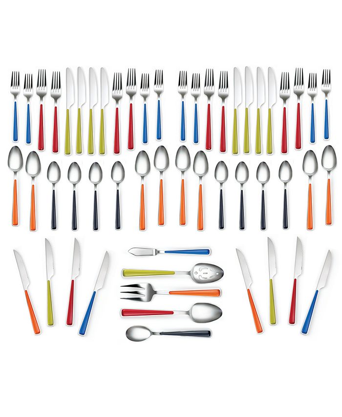 Fiesta 53Pc. Merengue Flatware Set, Service for 8 Macy's
