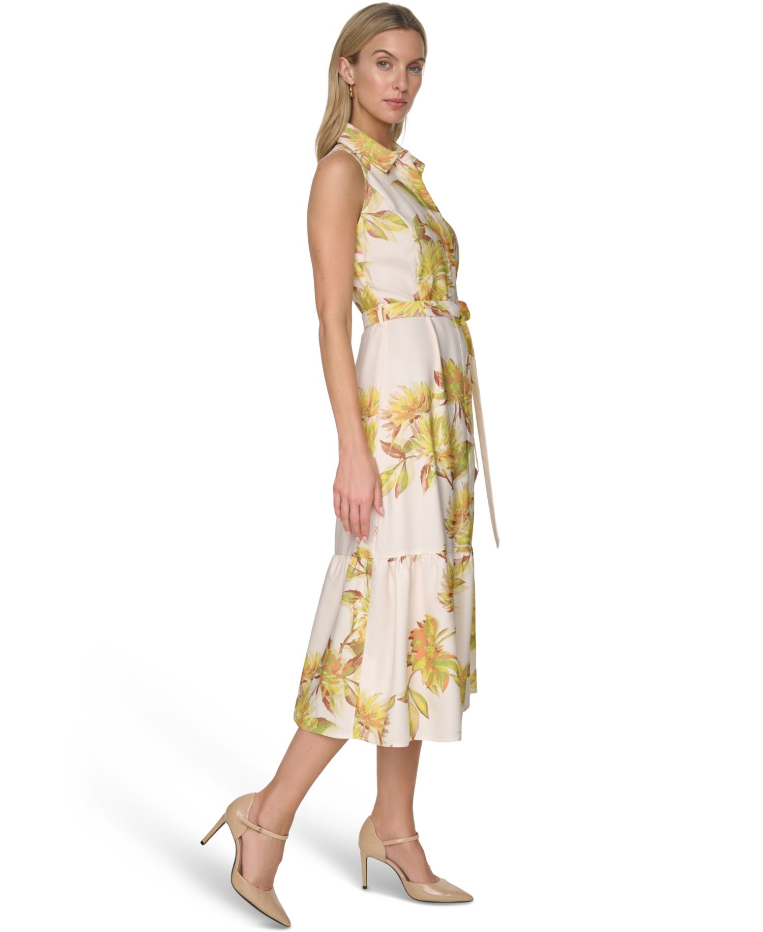 Women’s Collared Midi Dress