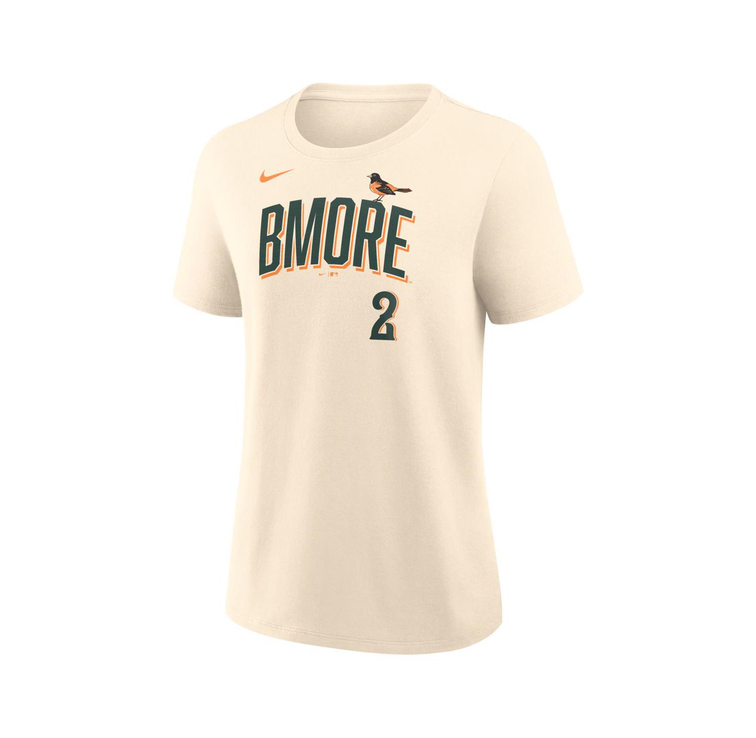 Women's Gunnar Henderson Cream Baltimore Orioles 2026 City Connect Name & Number T-Shirt