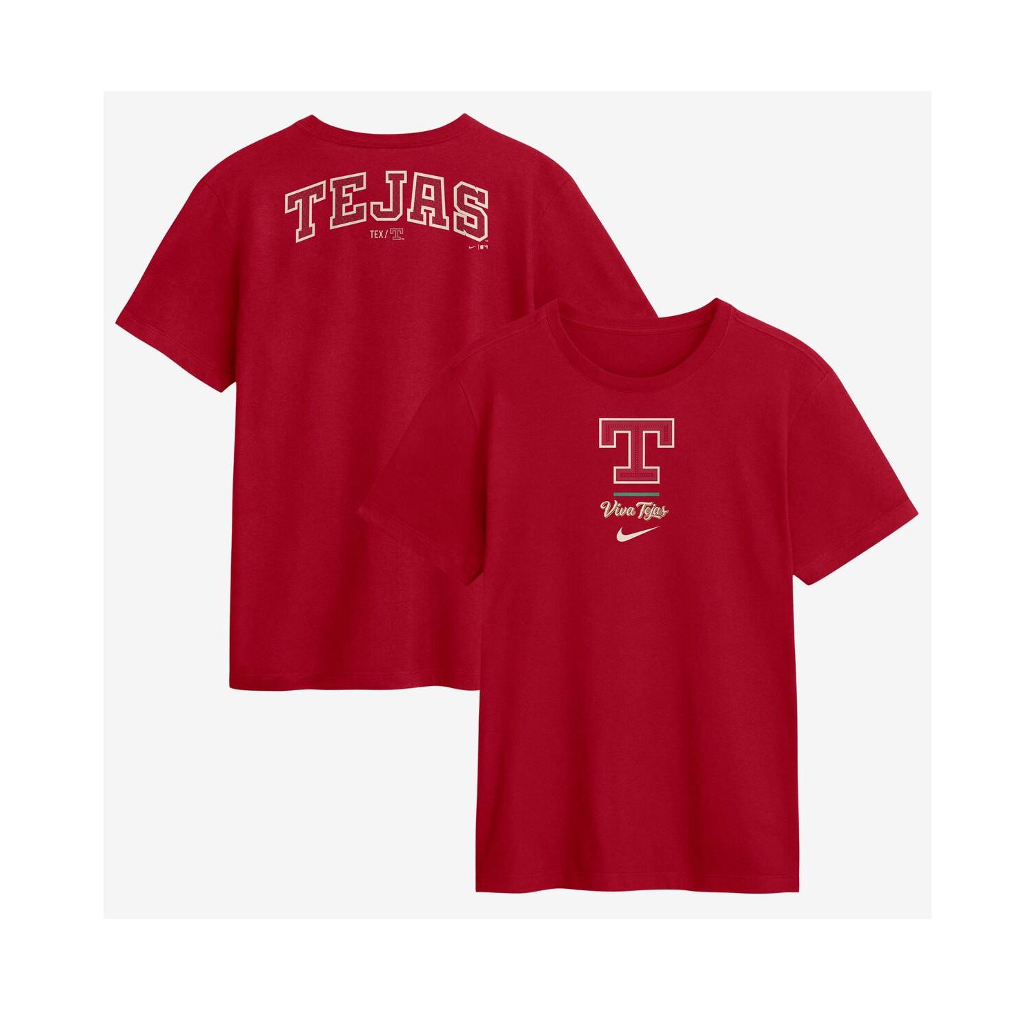Men's Red Texas Rangers 2026 City Connect 2-Hit T-Shirt