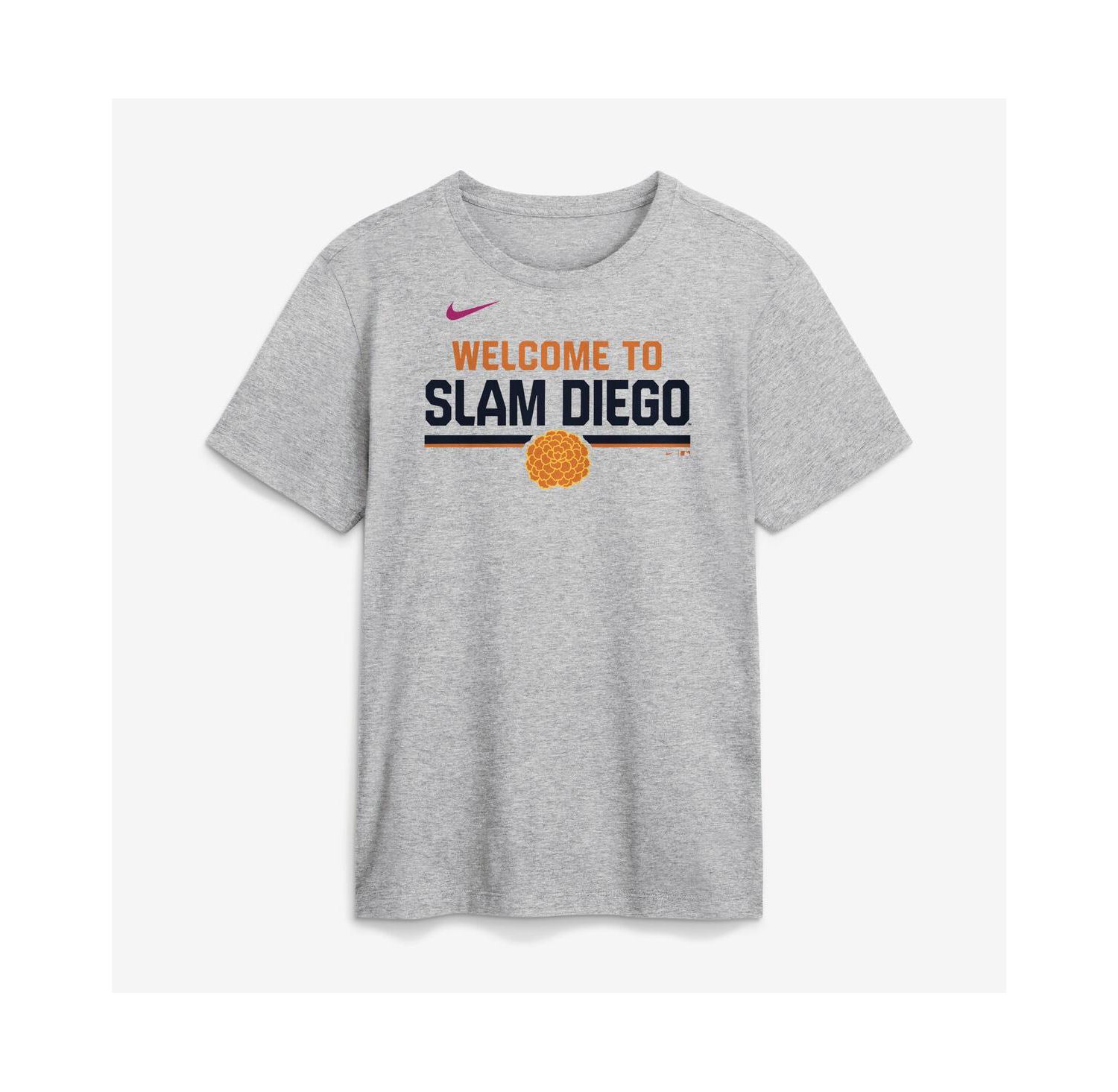 Men's Heather Gray San Diego Padres 2026 City Connect Stacked Team Phrase T-Shirt