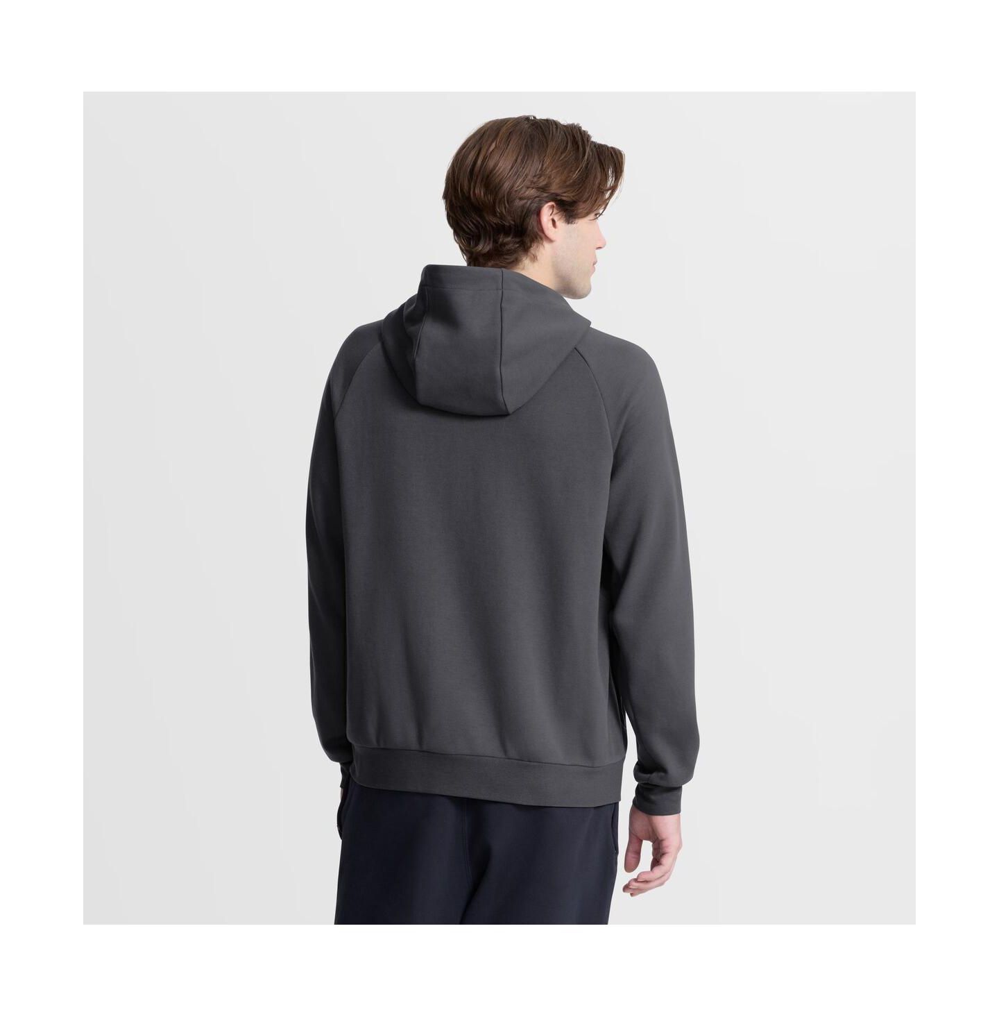 Мужское худи Nike Los Angeles Dodgers Authentic Collection Player Raglan, Anthracite — фото 2