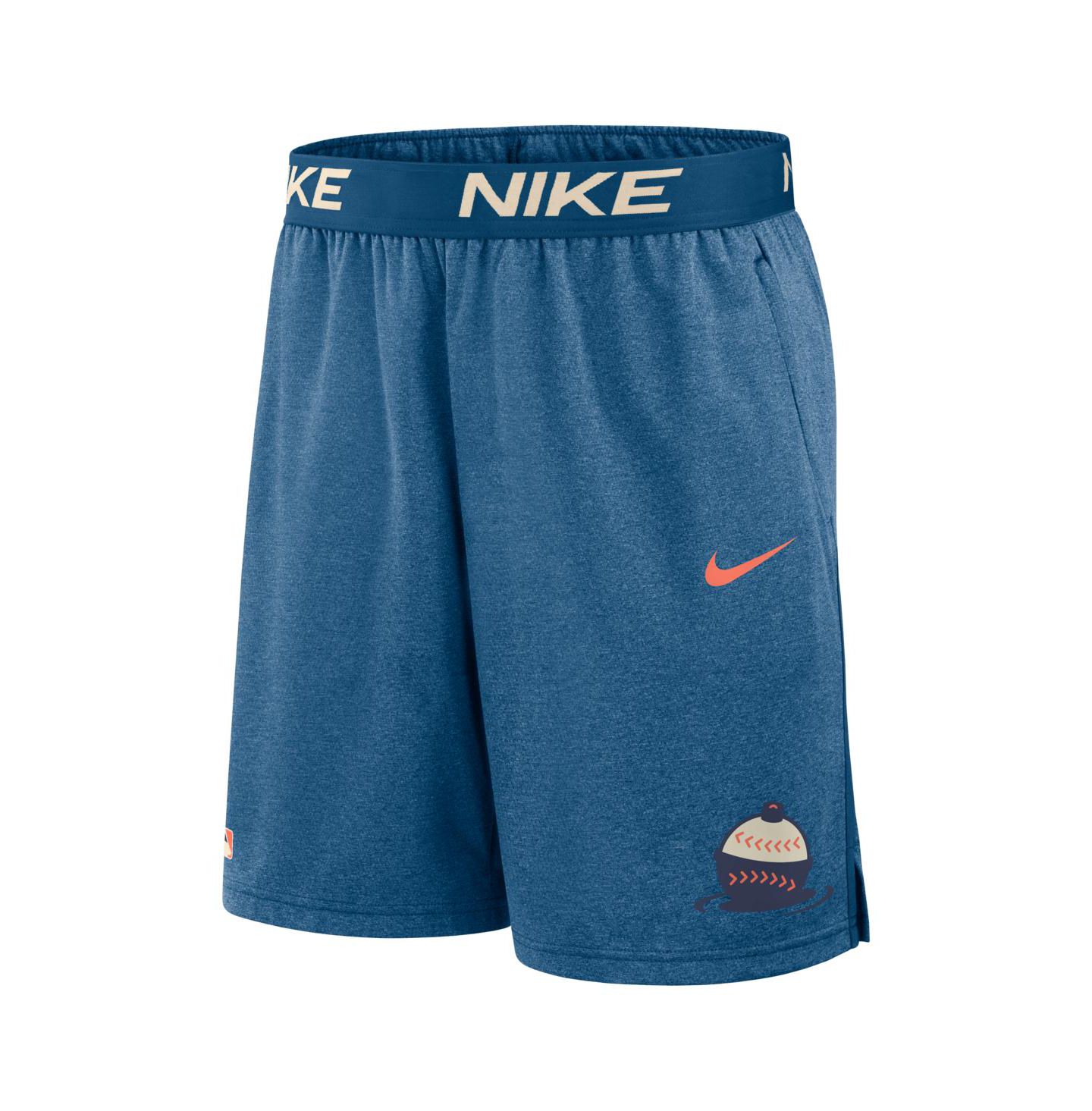 Мужские шорты Nike Blue Milwaukee Brewers 2026 City Connect Authentic Collection Dri-FIT Knit — фото 2