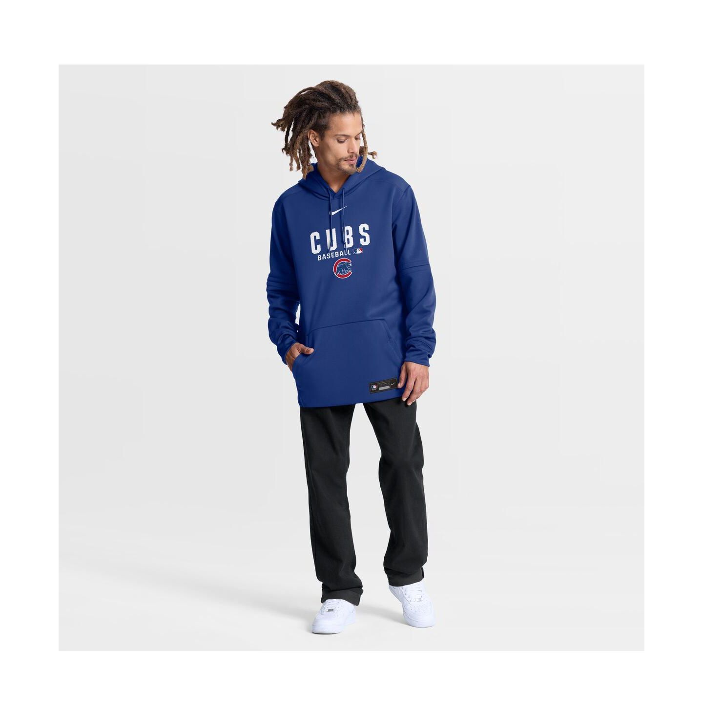 Мужское худи Nike Chicago Cubs Authentic Collection Therma-FIT, Royal — фото 2