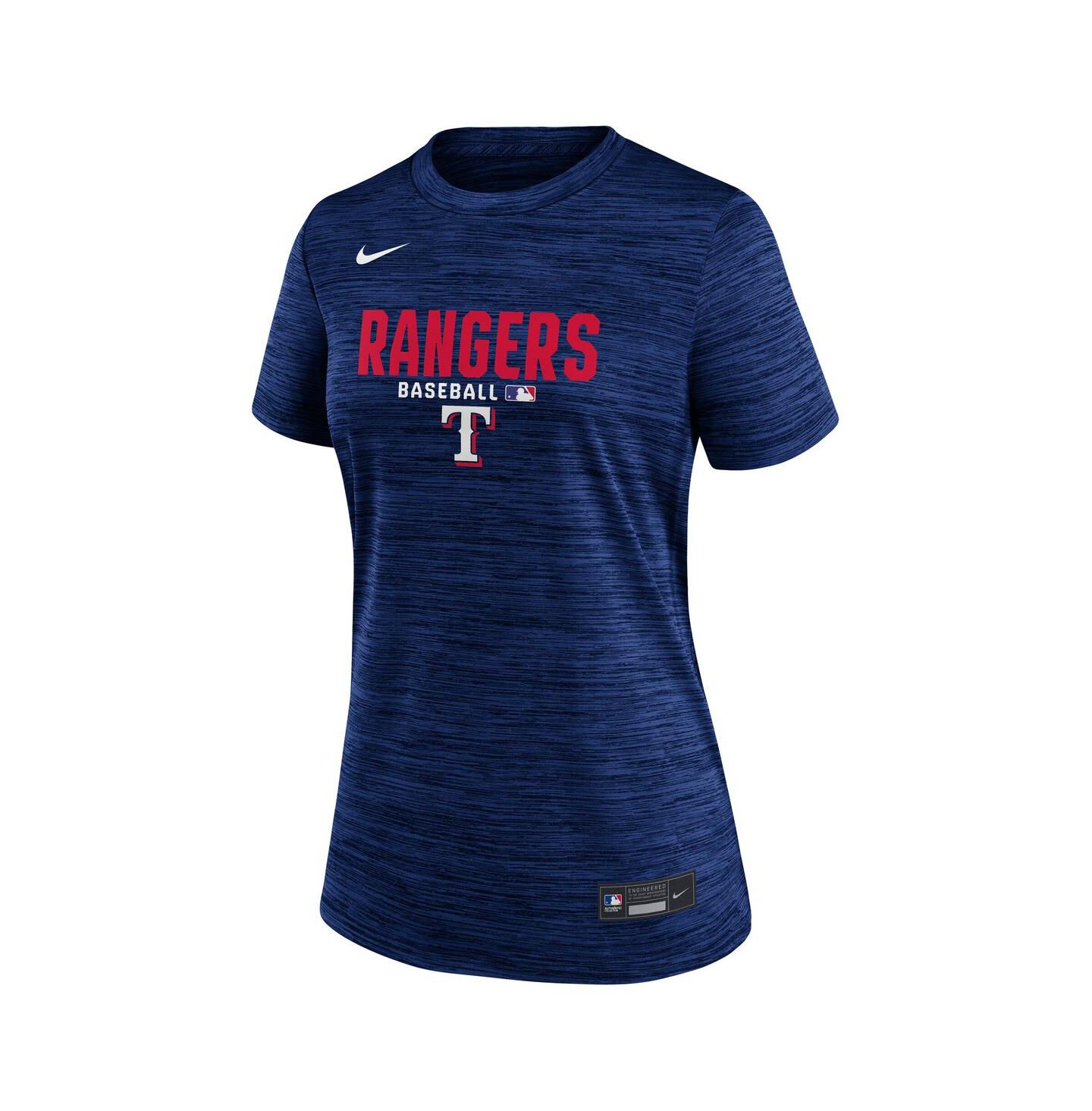 Женская футболка Nike Royal Texas Rangers Authentic Collection Velocity Dri-FIT — фото 4