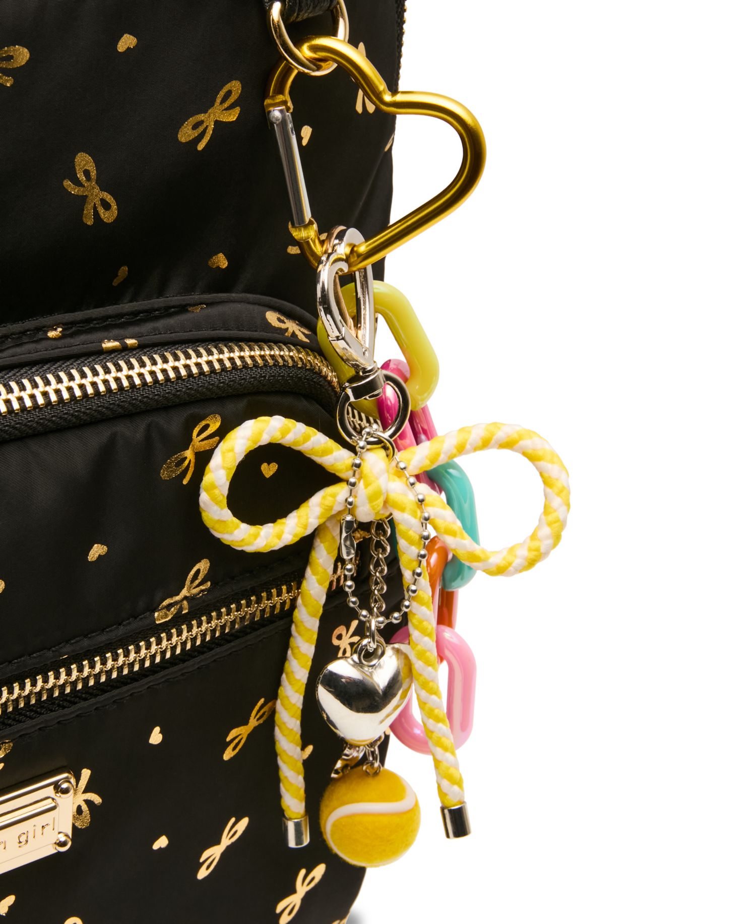 Heart Clasp Bag Charm