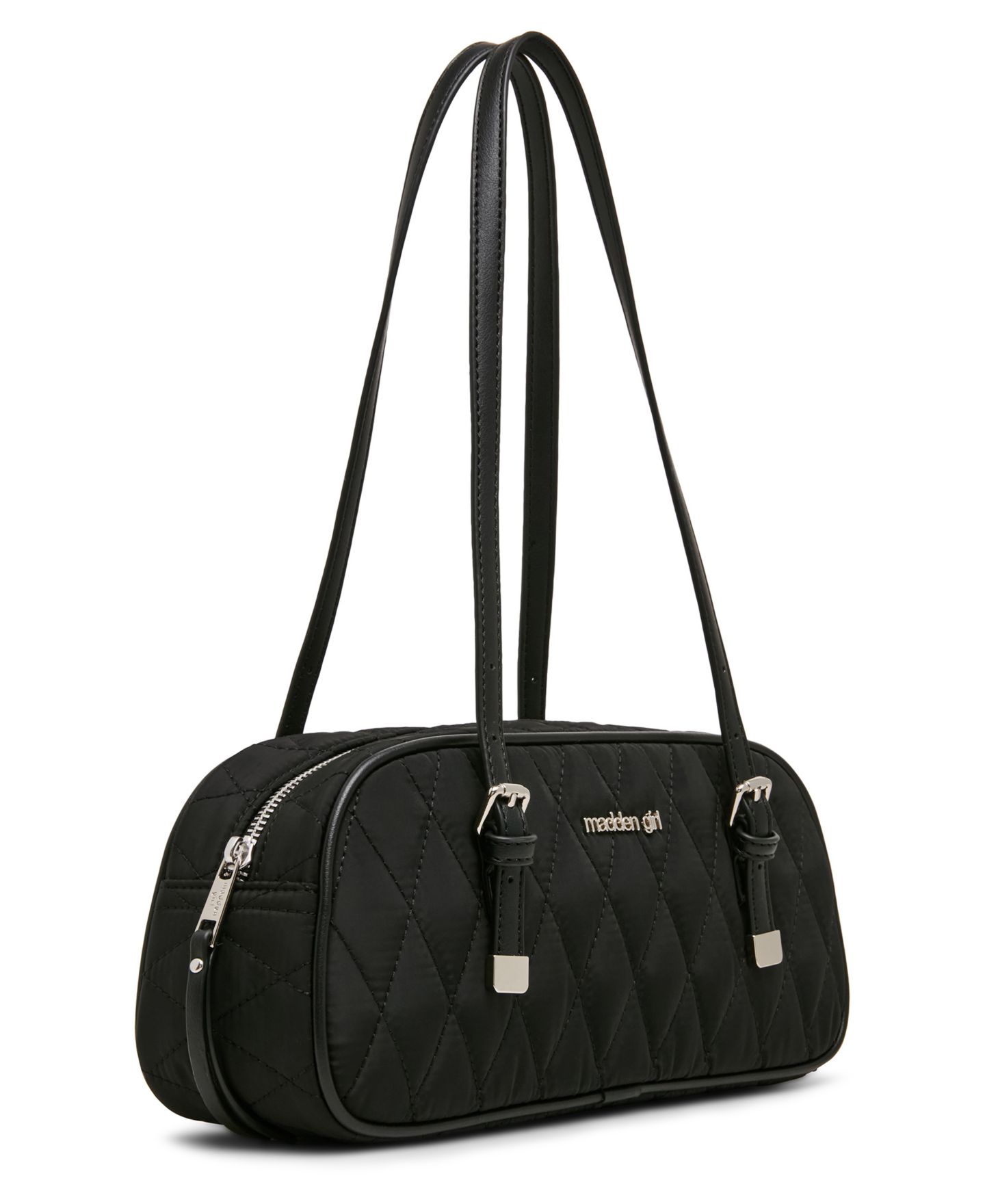 Женская сумка Madden Girl Jason Quilted Small Shoulder Handbag, цвет: Чёрный — фото 3