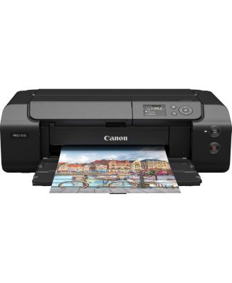 imagePROGRAF PRO-310 13" Professional Wireless Inkjet Photo Printer, Bundle with Lucia PRO II PFI-5100 10-Color Pigment Ink Pack, 50x LU-101