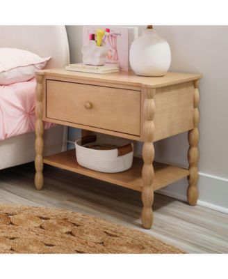 Jenny Lind Nightstand with 1 Drawer and Bottom Shelf