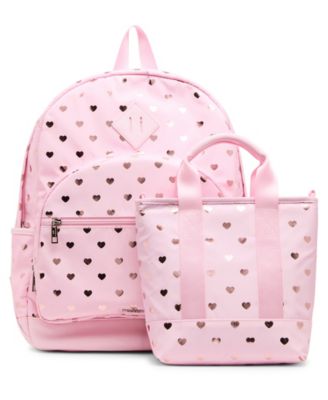 Lynx Nylon Dome Medium Backpack and Lunchbox Set