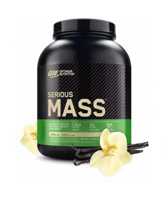 Optimum Nutrition Serious Mass Weight Gainer Protein Powder Vanilla 6lb 47$