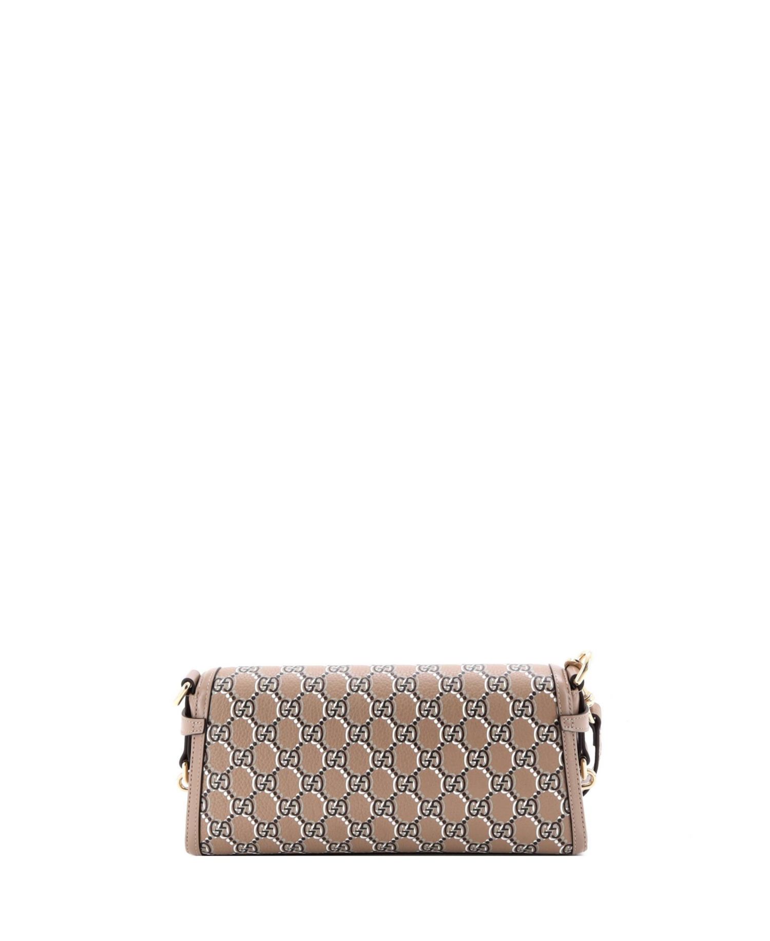 Small Luce Shoulder Bag Optical GG Printed Leather