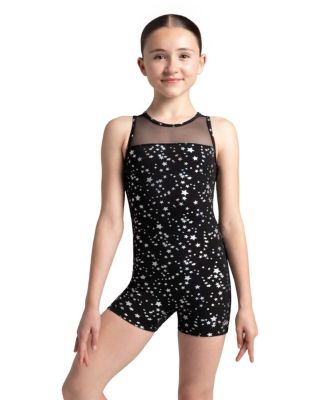 Girls Future Star Rainbow Star Biketard