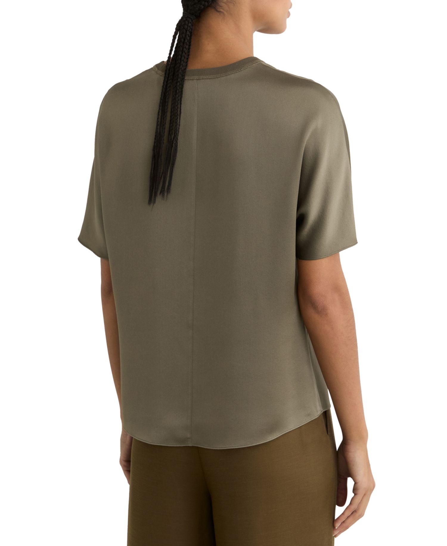 Women's Lena Silk Short-Sleeve Top