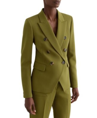 Women's Priya Twill Double-Breasted Blazer