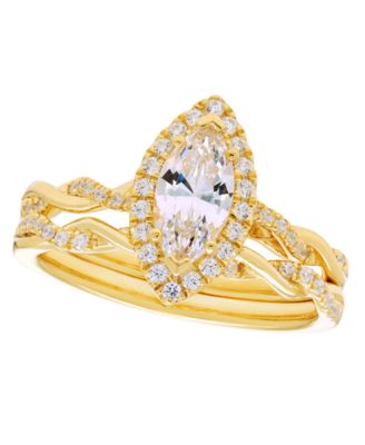 Certified Lab Grown Diamond Bridal Set (1 ct. t.w.) in 14k Gold