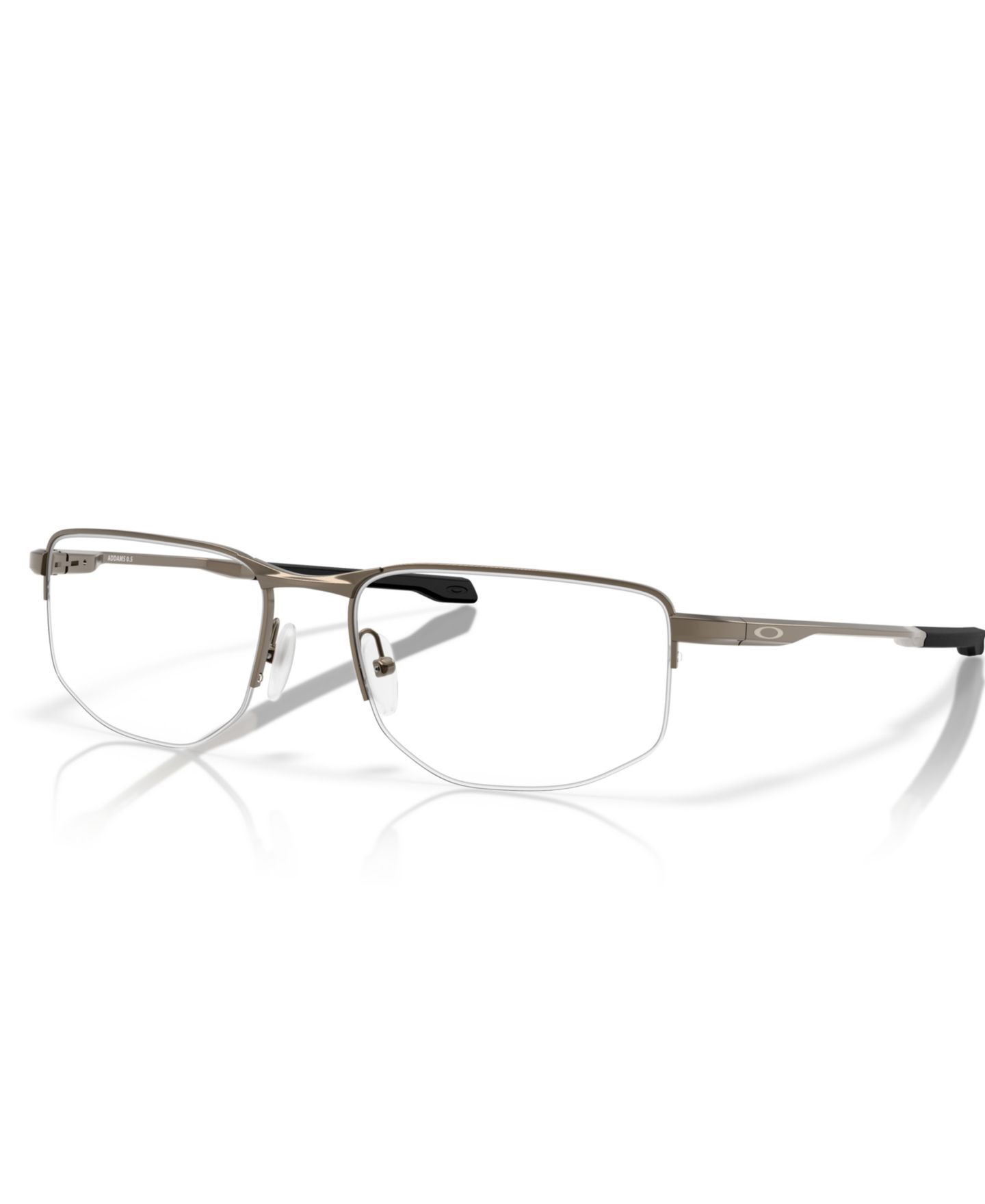 Мужские очки Oakley Rectangle Addams 0.5 Eyeglasses, OX3035, цвет: Оловянный — фото 1