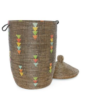 Prism Triangles Slender Laurel Hamper Basket