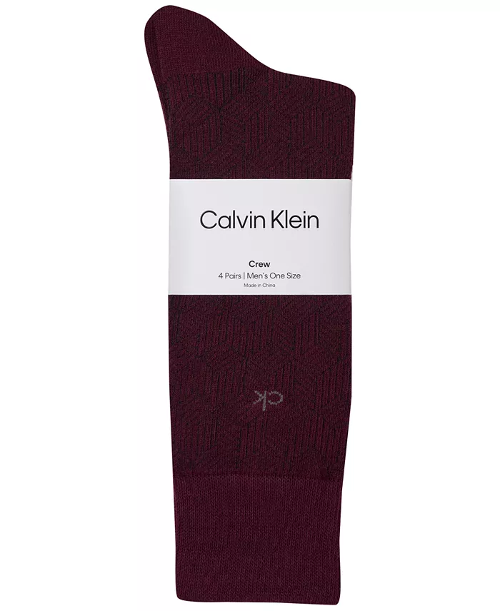 Men's 4-Pack Flat Knit Crew Sock - thumbnail 3