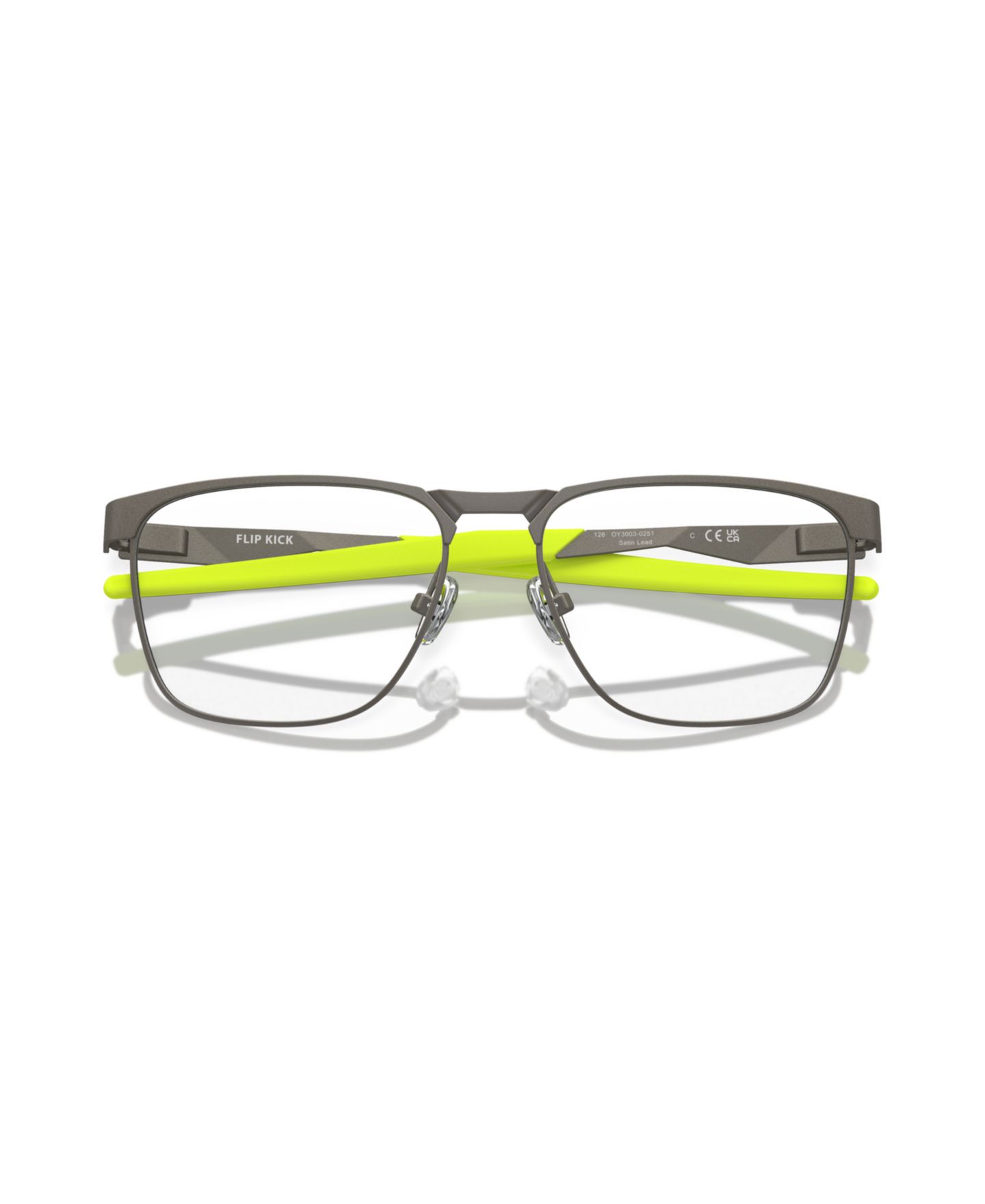 Женские очки Oakley Child Flip Kick Rectangle Youth Fit Eyeglasses, OY3003, цвет: Атласный — фото 6