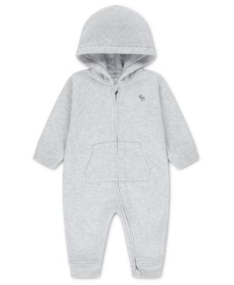 Baby Boys' Essential Fleece Hooded Coverall