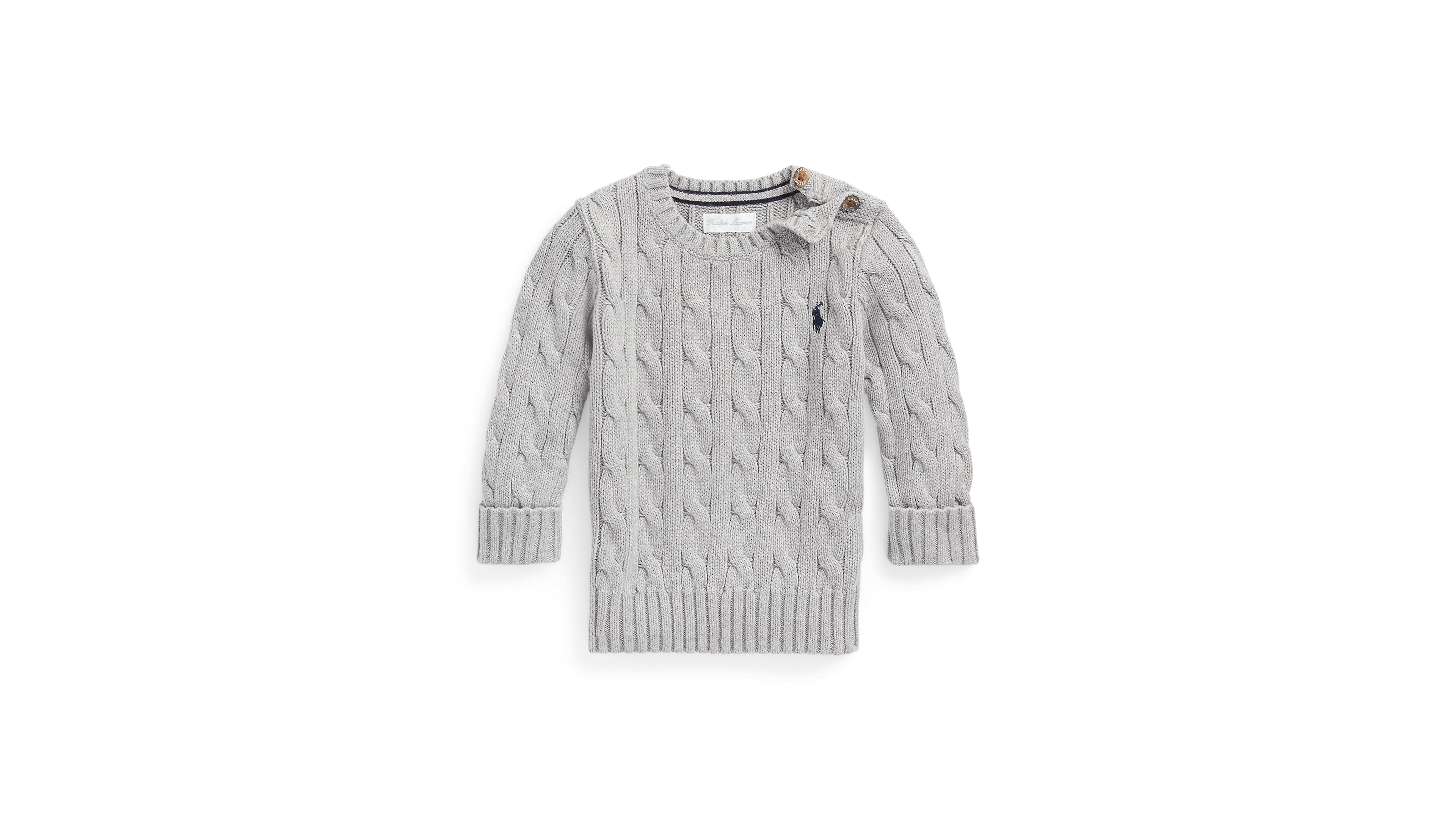 Polo Ralph Lauren Baby Boys' Cable-Knit Cotton Sweater