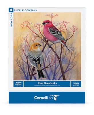 Pine Grosbeaks 500 Piece Puzzle