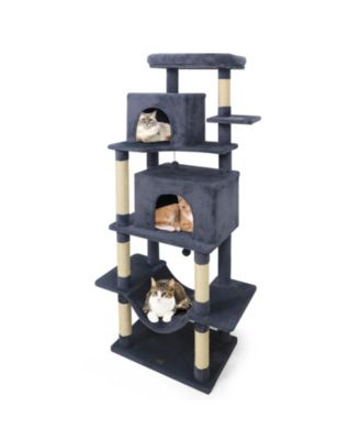 Cat Tree 70 inch Tall Multi-Level Tower for Indoor Cats