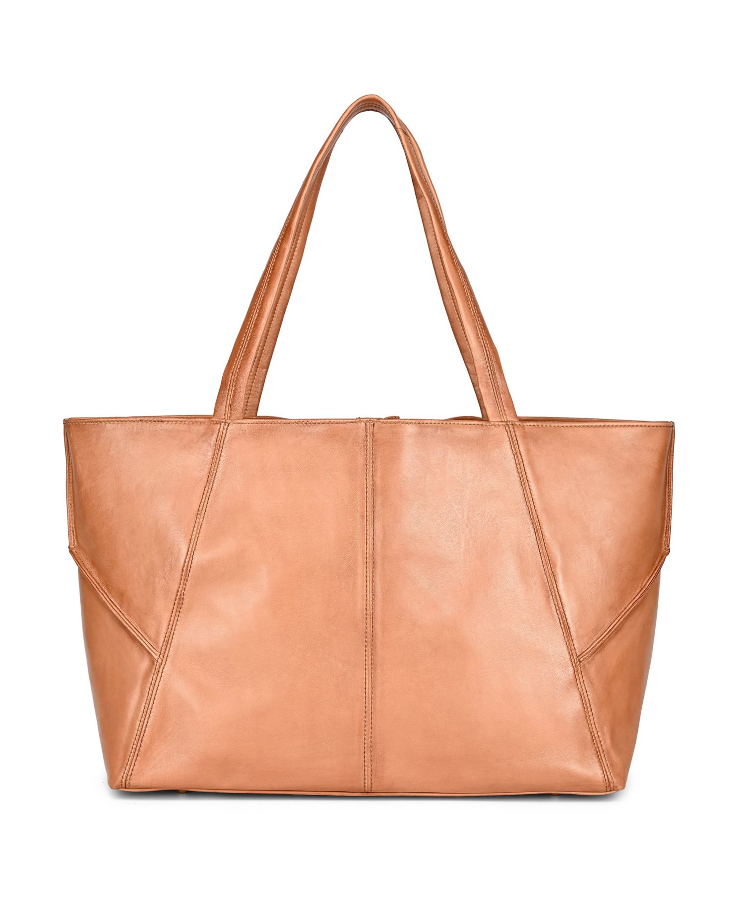 Wishbone Extra-Large Leather Carryall Tote Handbag