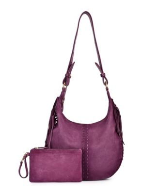 Hydrangea Large Vintage Ombre Shoulder Handbag