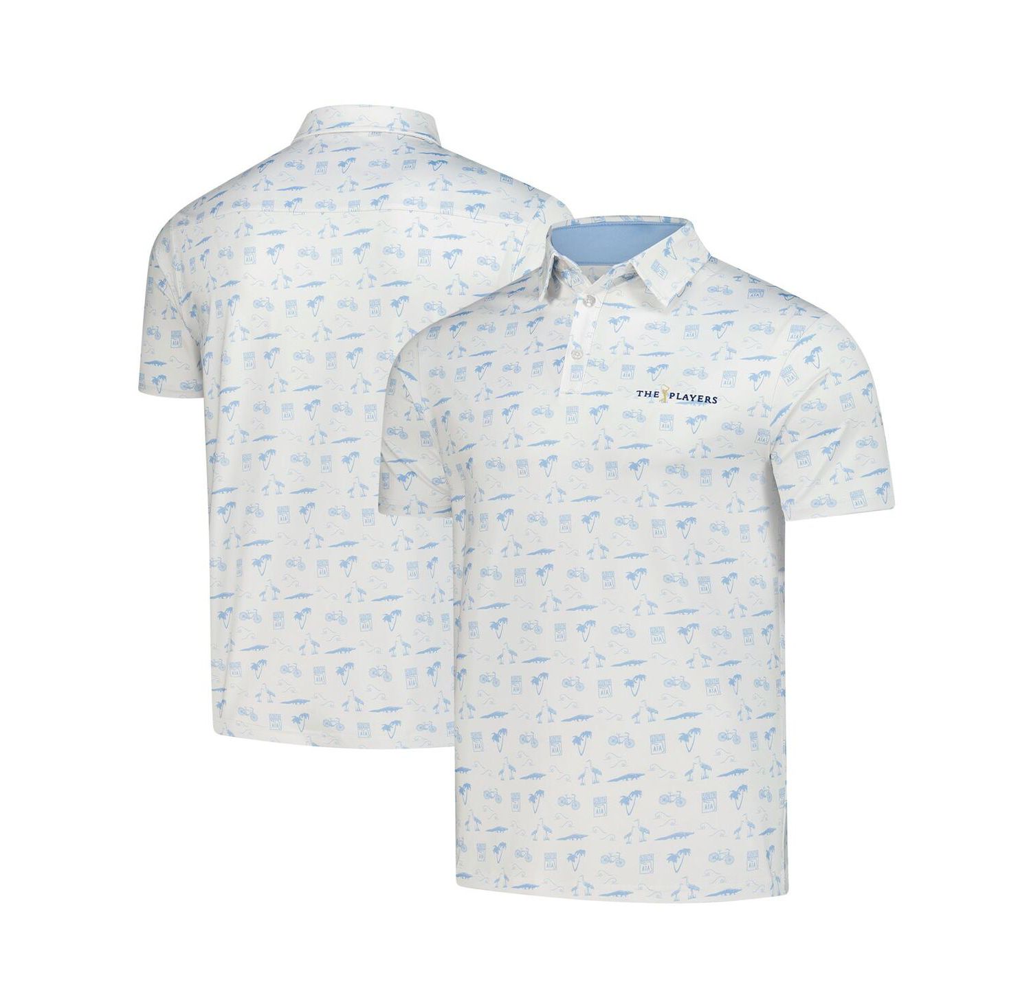 Men's Cream THE PLAYERS A1A Polo Shirt