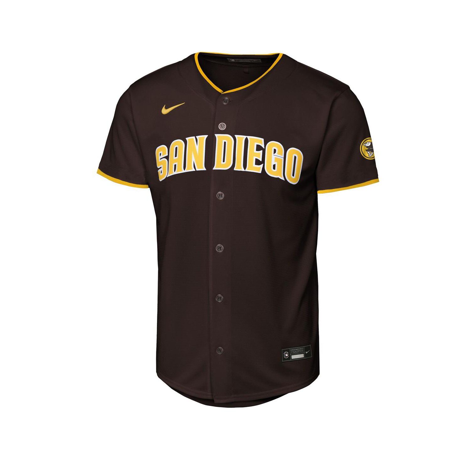 Big Boys and Girls Brown San Diego Padres Home Stadium Jersey