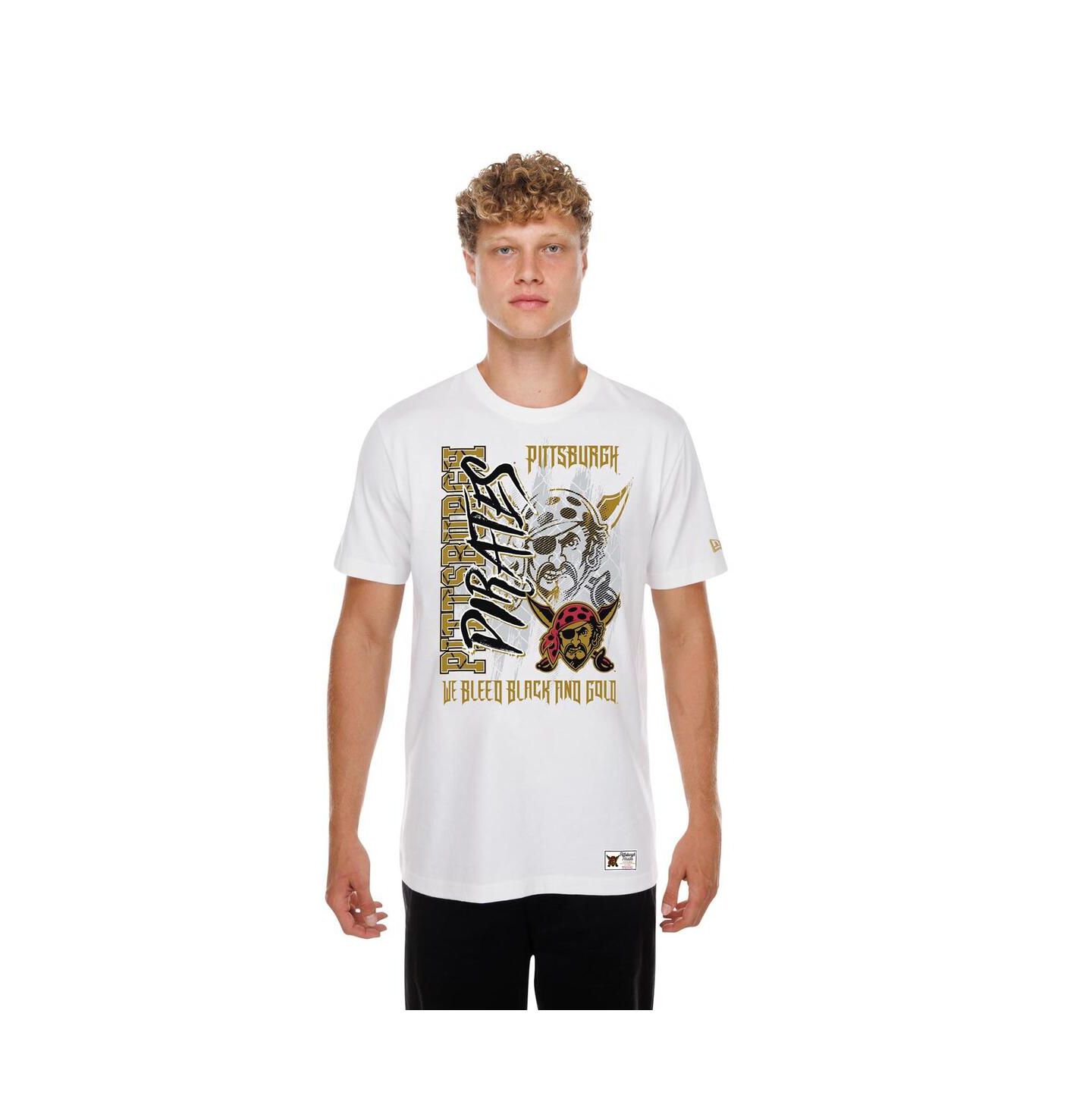 Мужская футболка New Era White Pittsburgh Pirates 2026 City Connect Photo Real — фото 1