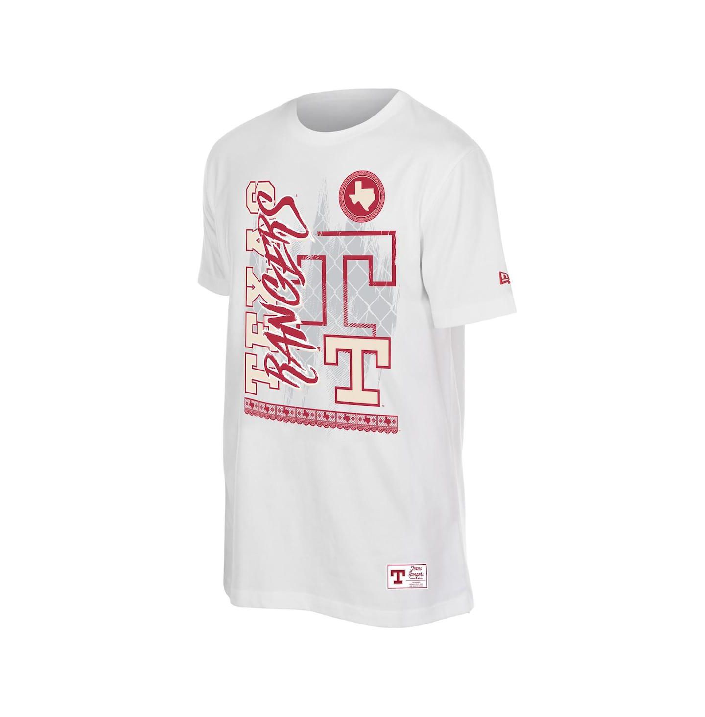 Мужская футболка New Era White Texas Rangers 2026 City Connect Photo Real — фото 3