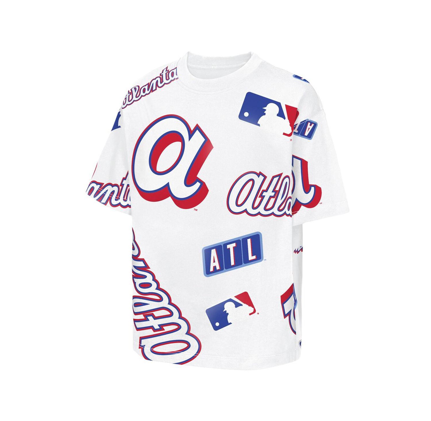 Big Boys and Girls White Atlanta Braves 2026 City Connect Circus Catch T-Shirt