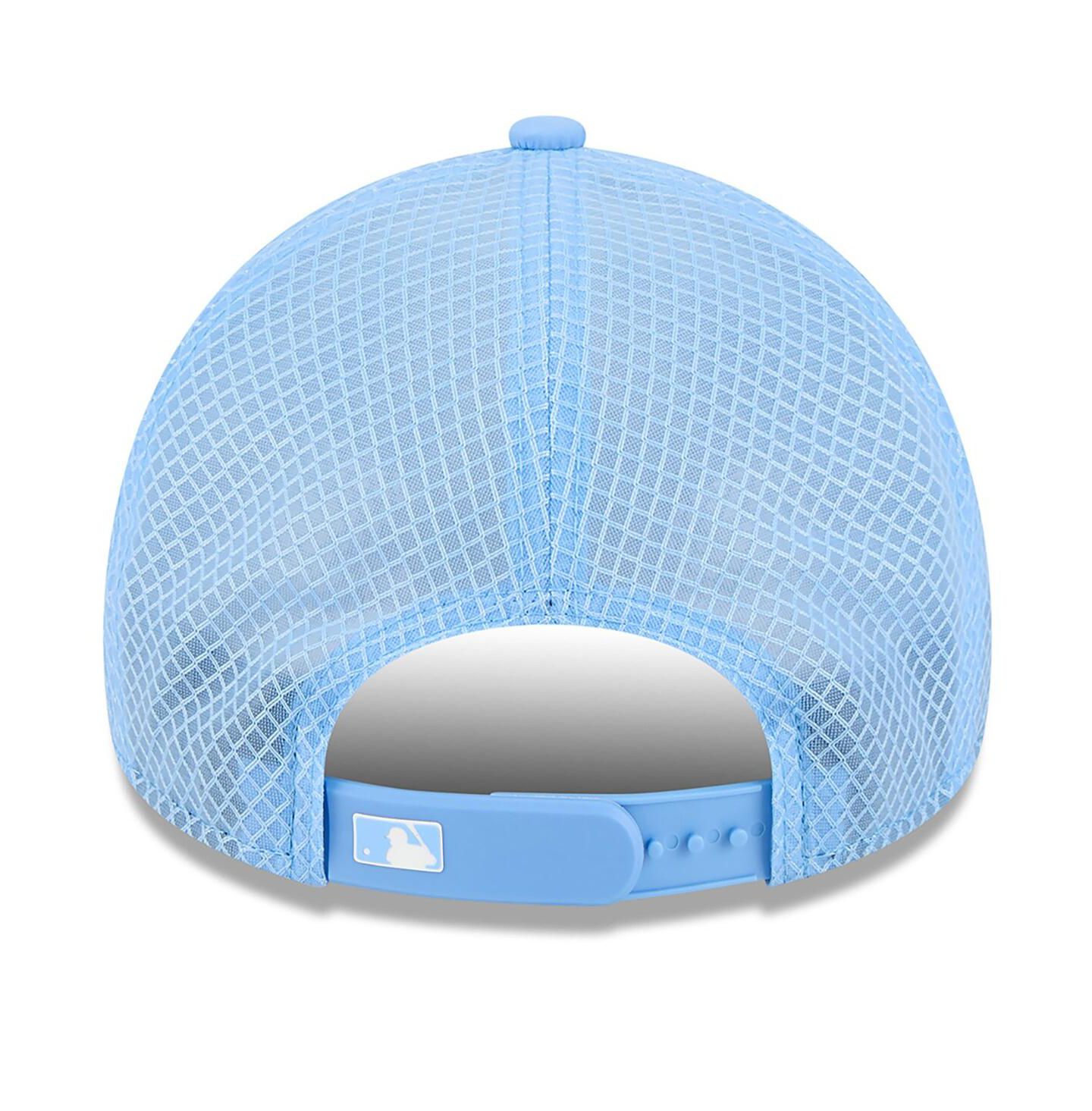 Мужская кепка New Era Light Blue Toronto Blue Jays 2026 Batting Practice Alternate Apex 9FORTY Adjustable Hat — фото 2