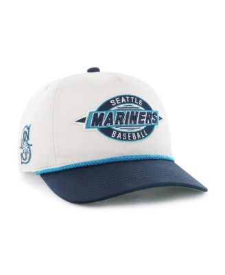 Men's Natural/Navy Seattle Mariners Frame Out Hitch Adjustable Hat