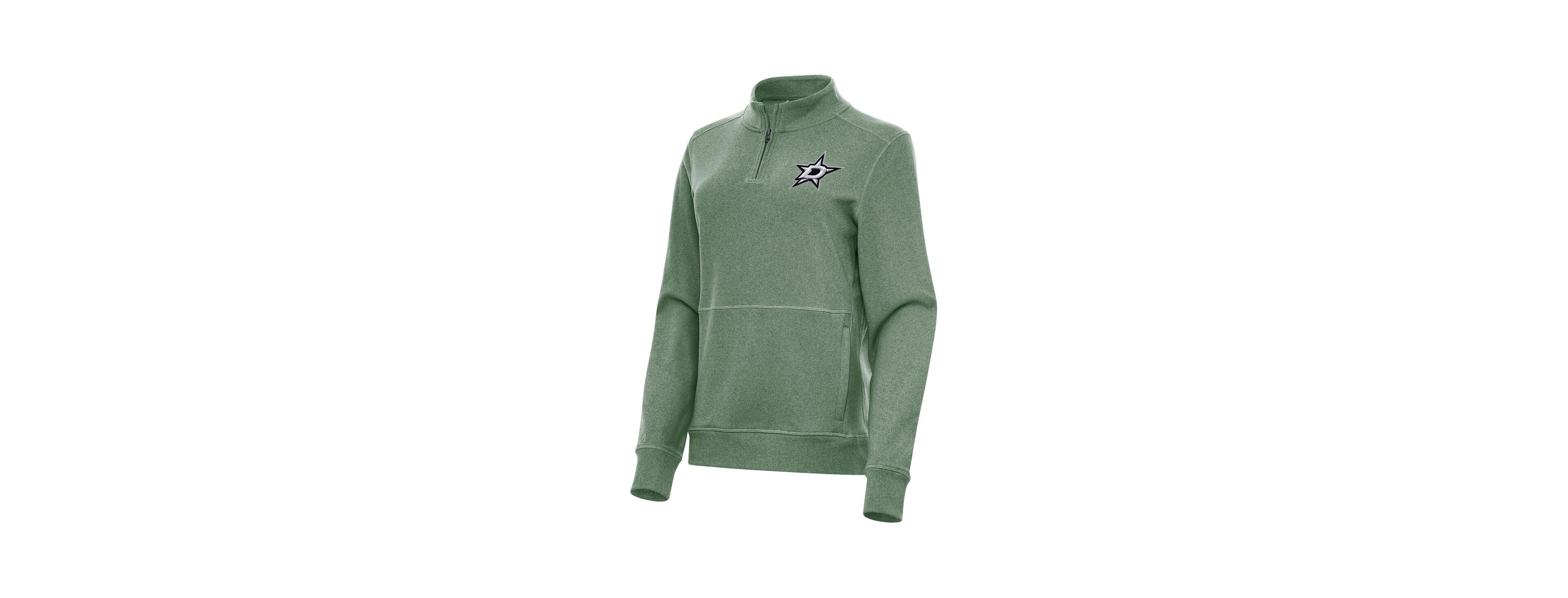 Antigua Women's Hunter Green Dallas Stars Crush Quarter-Zip Fleece Sweatshirt