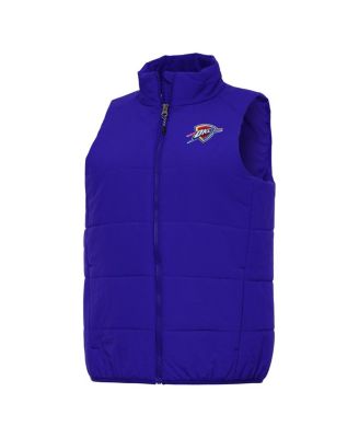 Women's Blue Oklahoma City Thunder Experience Full-Zip Vest