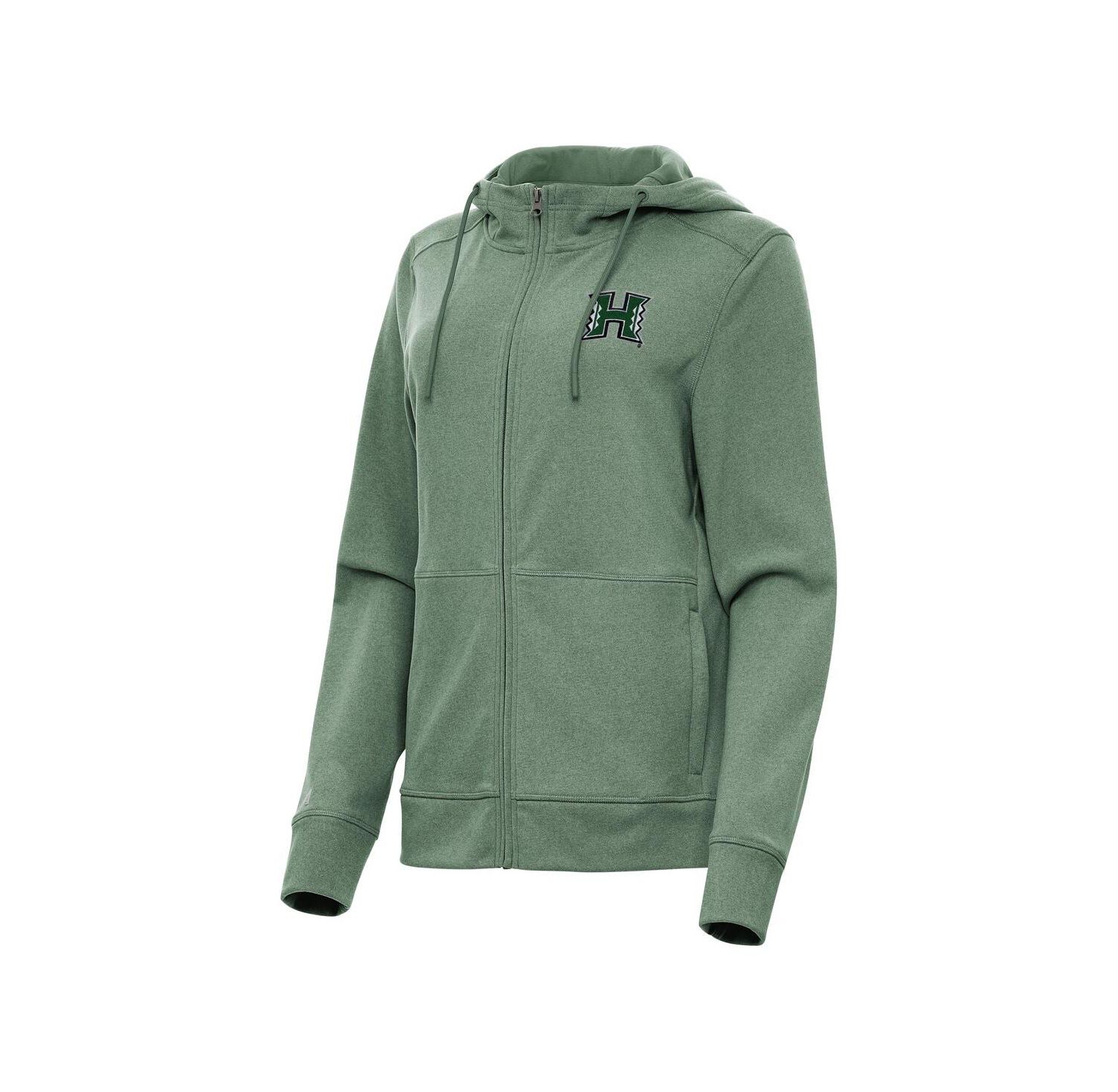 Women's Green Hawaii Rainbow Warriors Seeker Full-Zip Hoodie