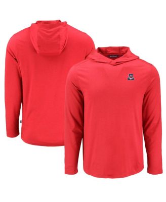Men's Red Arizona Wildcats Coastline Epic Comfort Eco Long Sleeve Hoodie T-Shirt