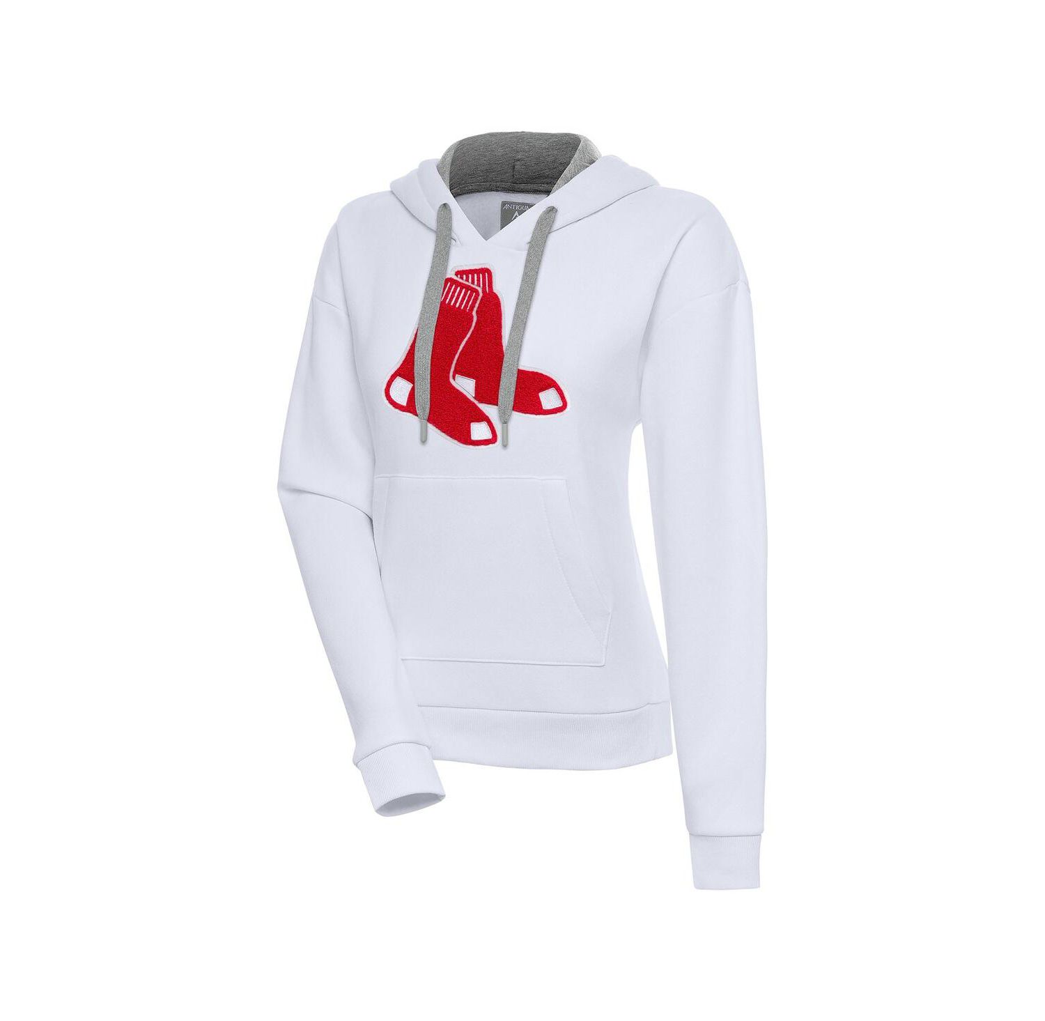 Women's White Boston Red Sox Victory Pullover Hoodie