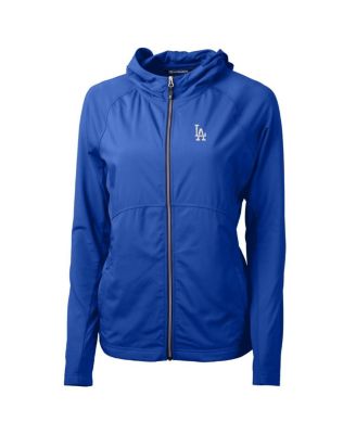 Women's Royal Los Angeles Dodgers Adapt Eco Knit Full-Zip Jacket