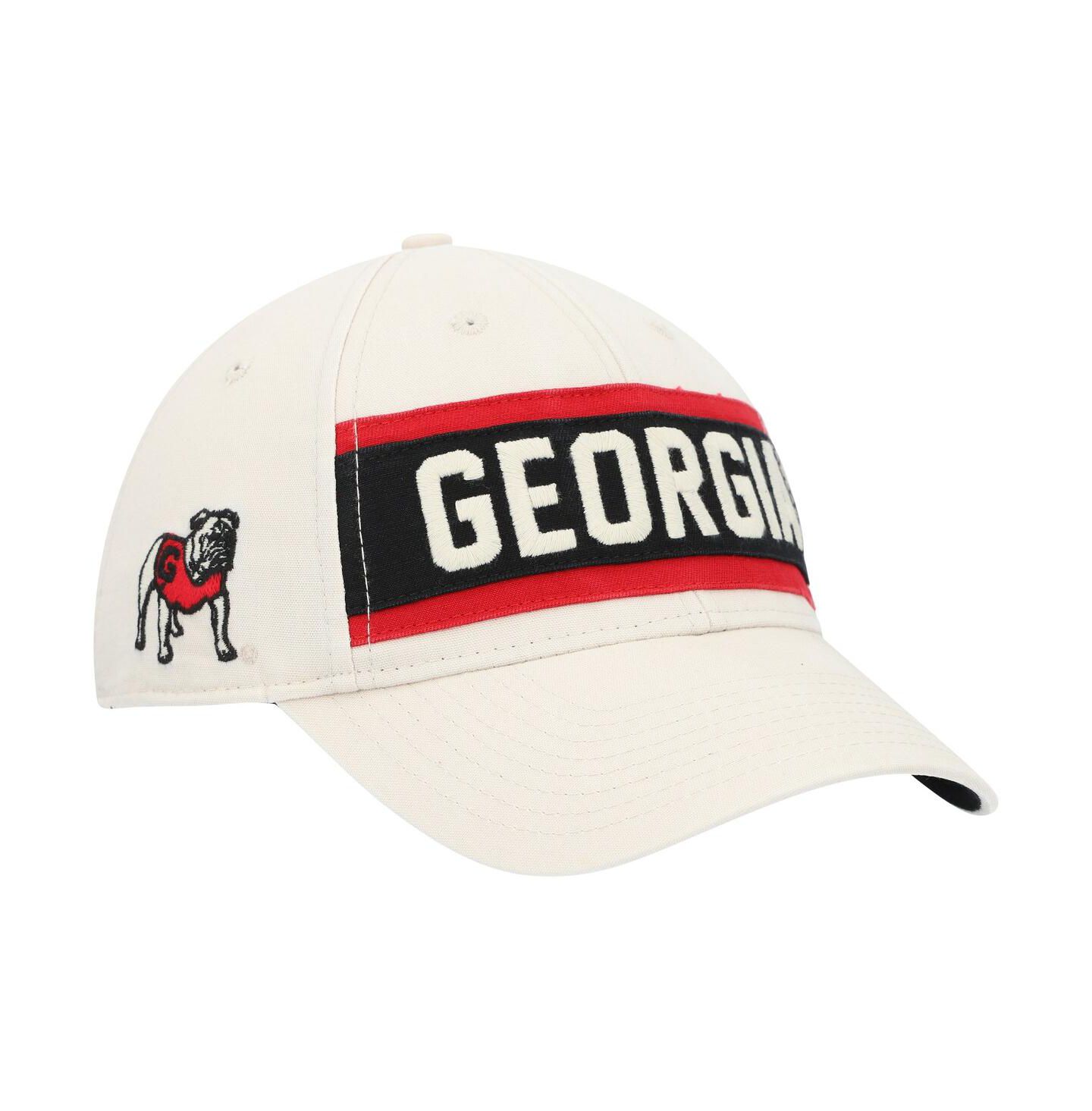 Мужская кепка '47 Brand Cream Georgia Bulldogs Crossroad MVP Adjustable Hat — фото 1