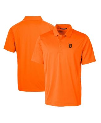 Men's Orange Detroit Tigers Prospect Textured Stretch Polo Shirt