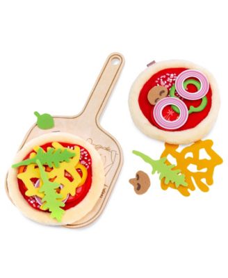 Pizza Play Food Set for Kids Play Kitchen with Toppings