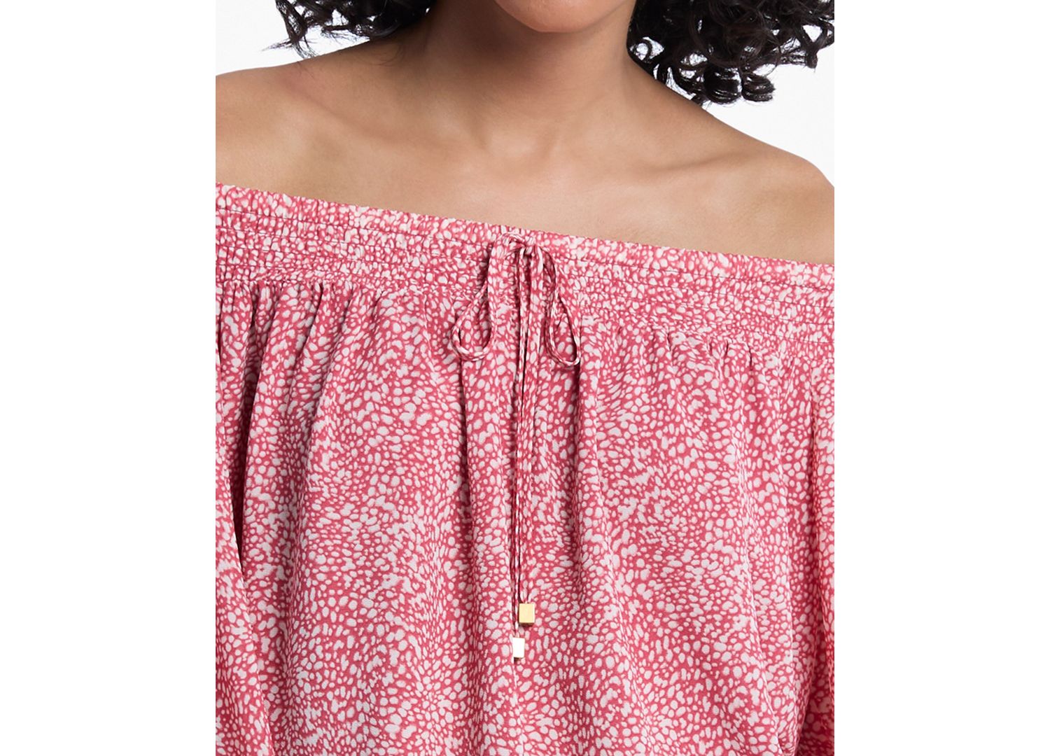 Women's Off-The-Shoulder Printed Top
