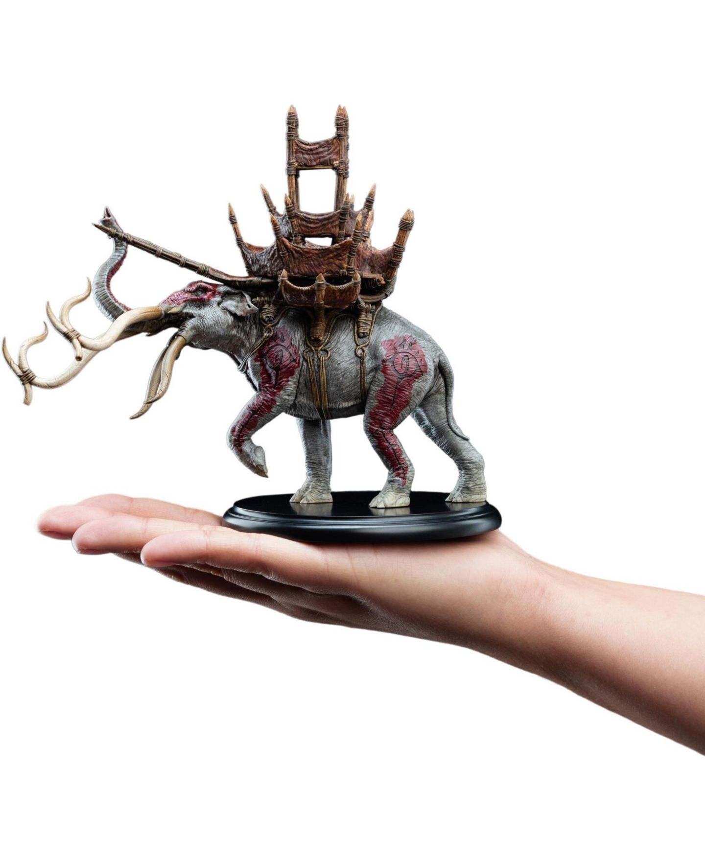 Детские фигурки WETA Workshop The Lord of the Rings Trilogy Mûmak in Battle 7.4" Collectible Statue, 14+ Years — фото 2