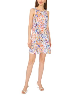 Women's Crewneck Sleeveless Dress