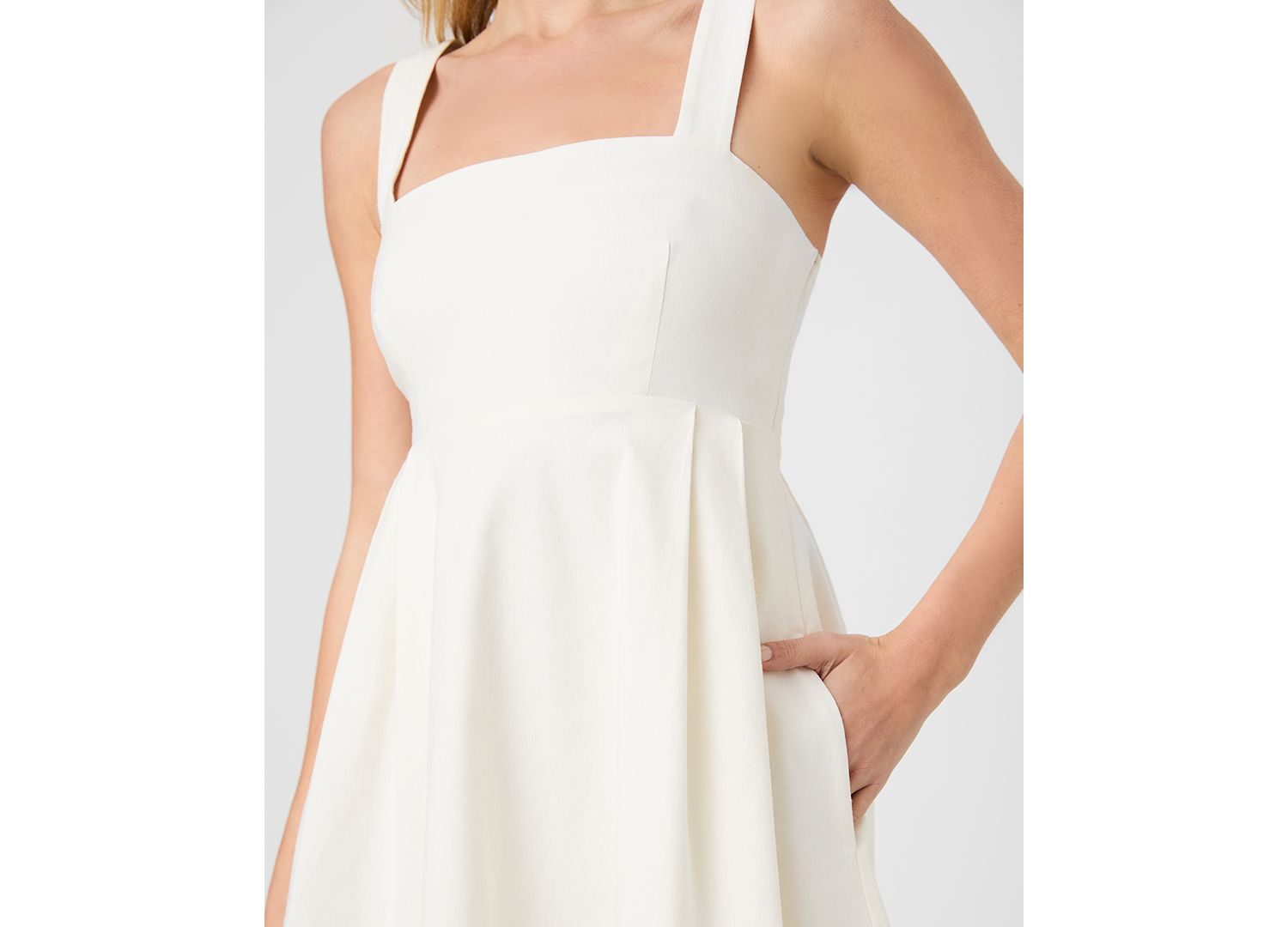 Women's Sleeveless Babydoll Mini Dress